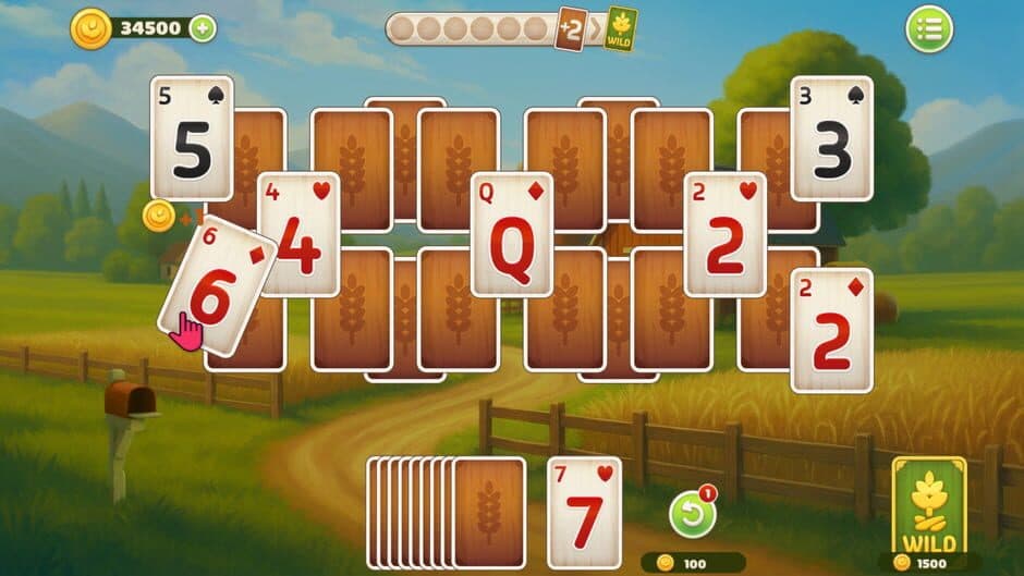 Скриншот 3 из Farming TriPeaks Solitaire