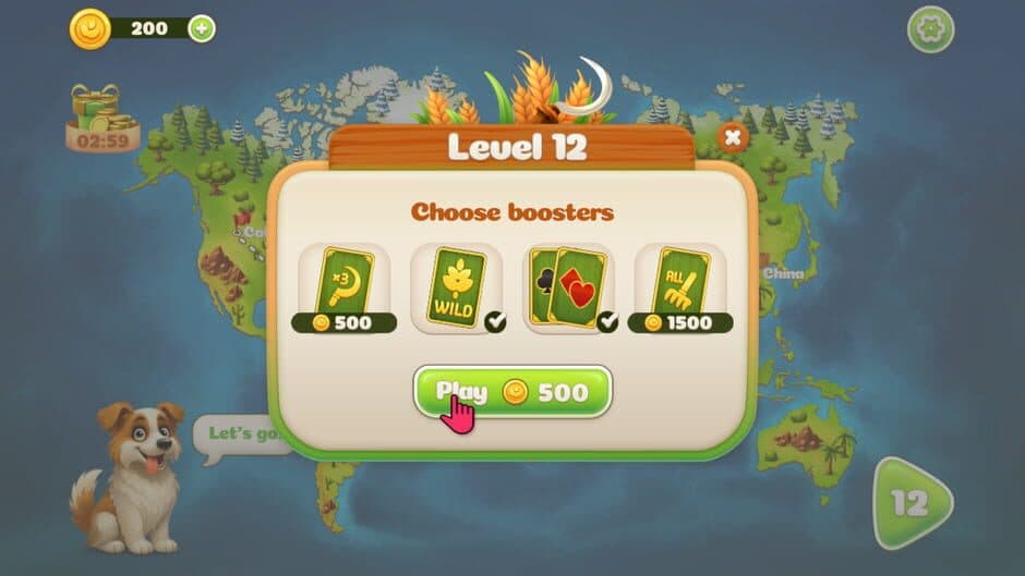 Скриншот 4 из Farming TriPeaks Solitaire