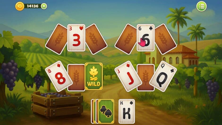 Скриншот 6 из Farming TriPeaks Solitaire