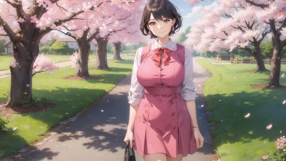 Скриншот 1 из Anime Girls: Sakura Love