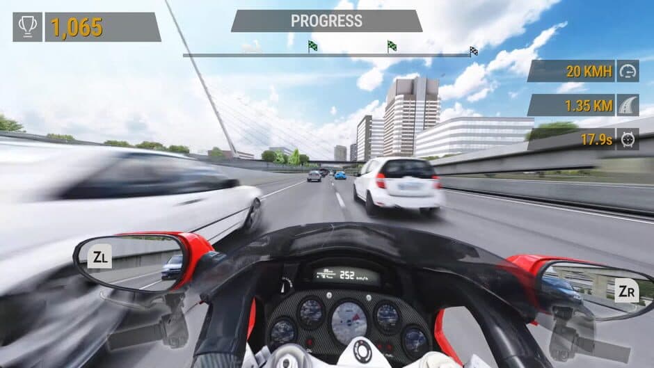 Скриншот 1 из Moto Racer Highway Traffic