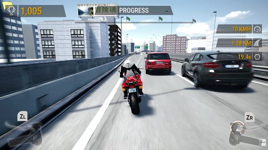 Скриншот 6 из Moto Racer Highway Traffic