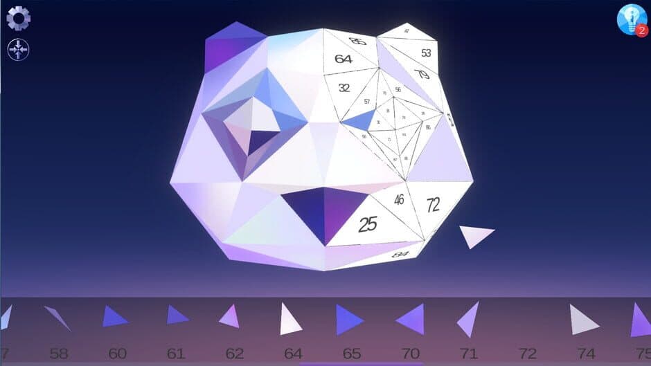 Скриншот 2 из LowPoly 3D Art Paint by Number