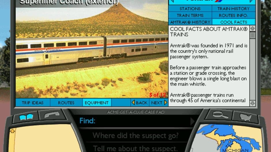 Скриншот 3 из Where in America is Carmen Sandiego?: The Great Amtrak Train Adventure