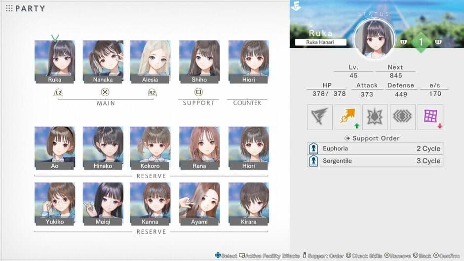 Скриншот 1 из Blue Reflection: Second Light