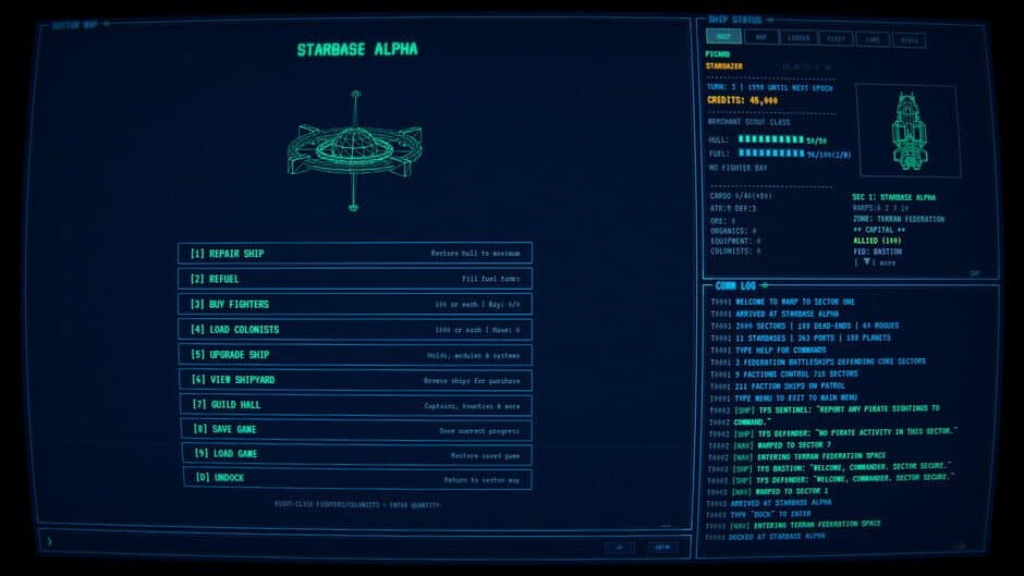 Скриншот 1 из Warp to Sector One