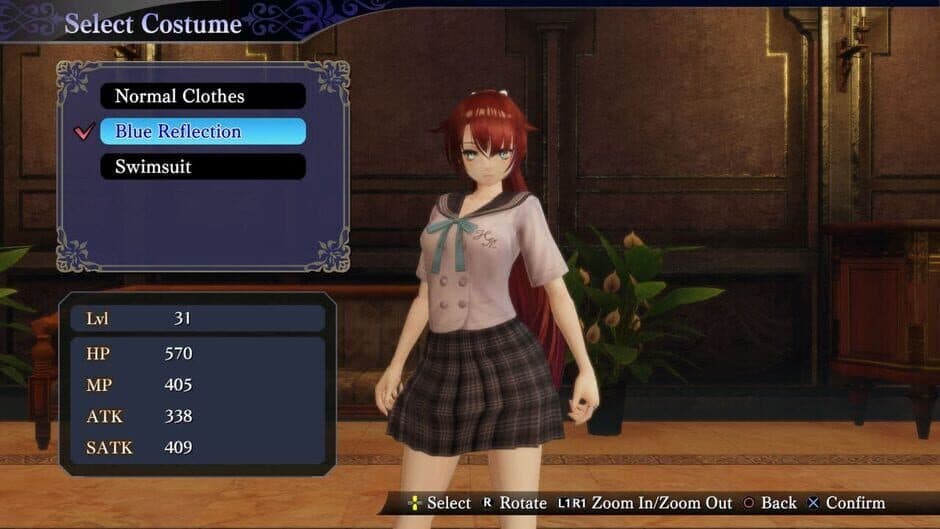 Скриншот 1 из Nights of Azure 2: Bonus Costume - Blue High School Uniform