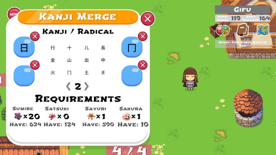 Скриншот 4 из Sakura Kanji Ketchi