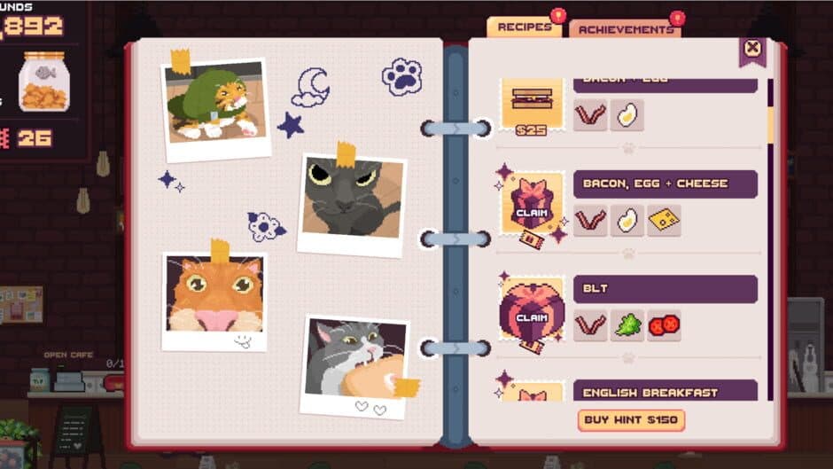 Скриншот 2 из Supurr Cat Cafe: Sandwich Rush