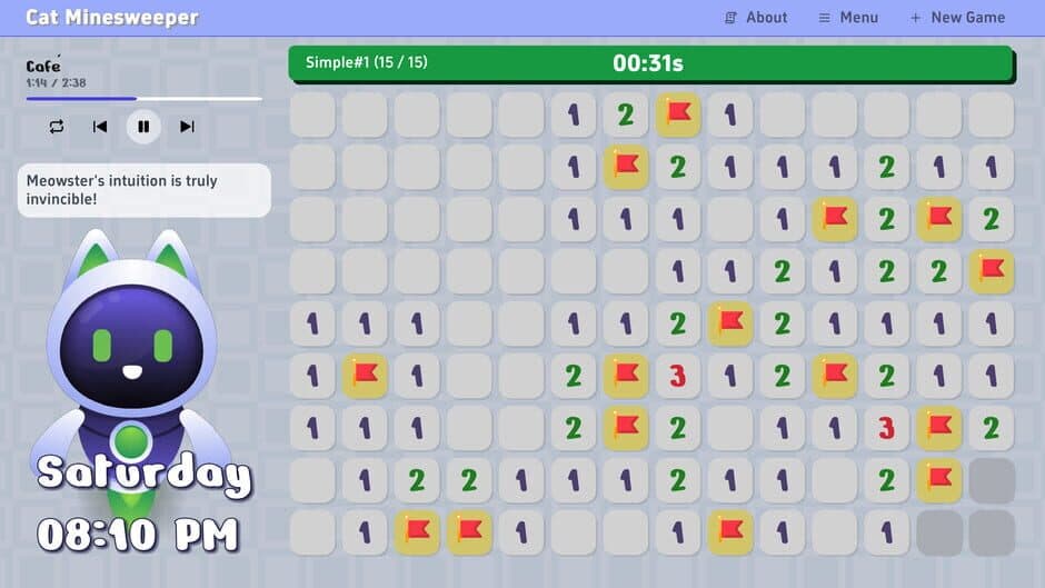 Скриншот 1 из Cat Minesweeper