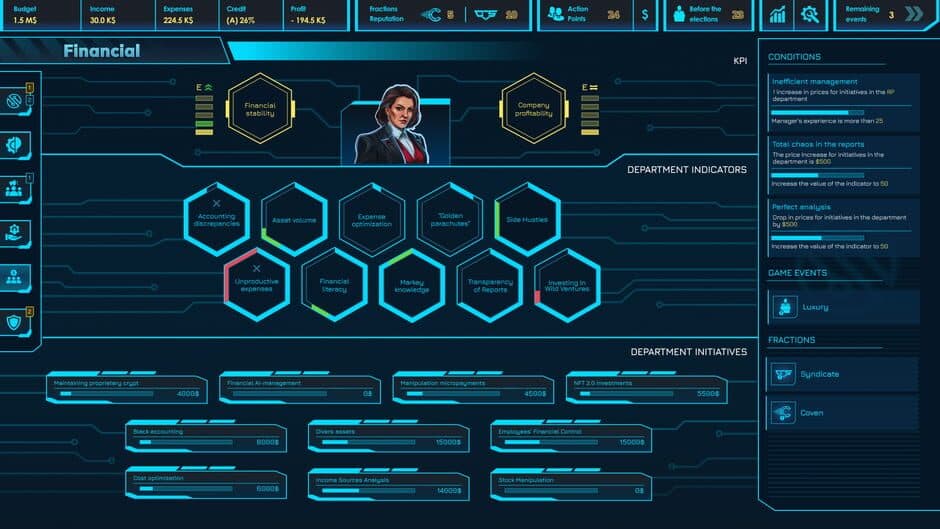 Скриншот 8 из CEO Sim: Cyberpunk