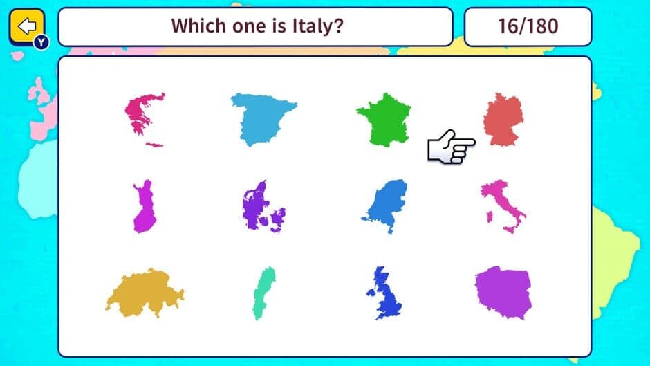 Скриншот 3 из Geo Brain Boost! World Map Silhouette Quiz