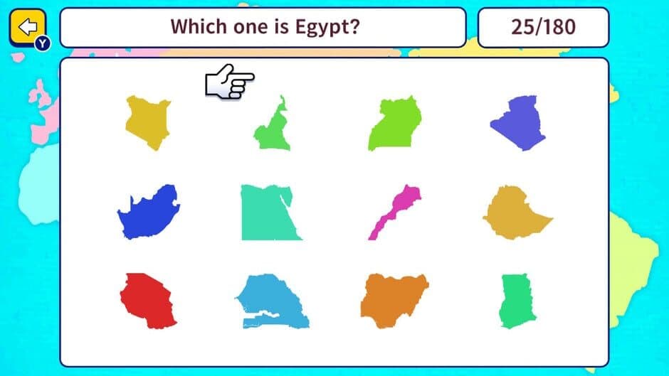 Скриншот 5 из Geo Brain Boost! World Map Silhouette Quiz