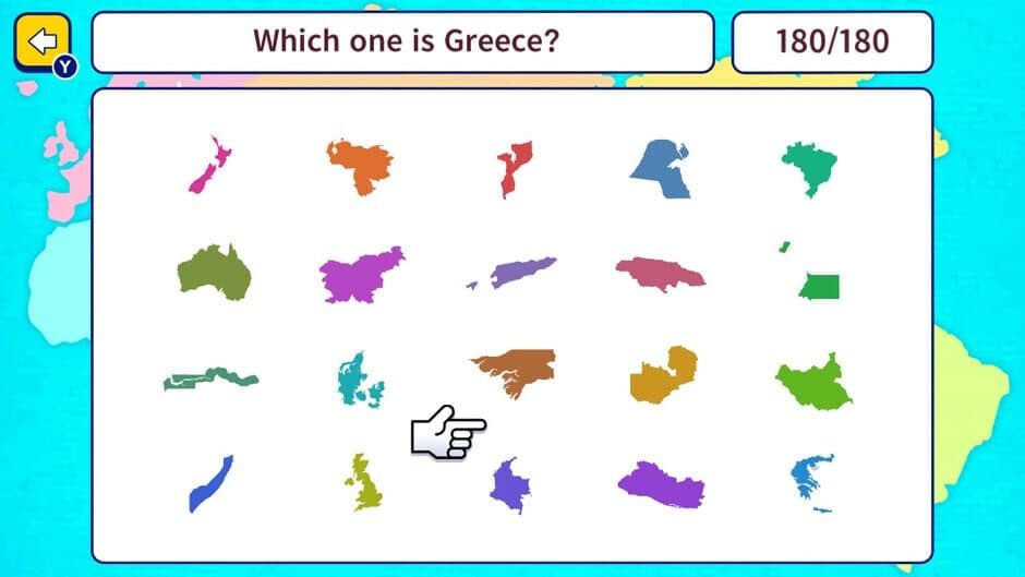 Скриншот 6 из Geo Brain Boost! World Map Silhouette Quiz