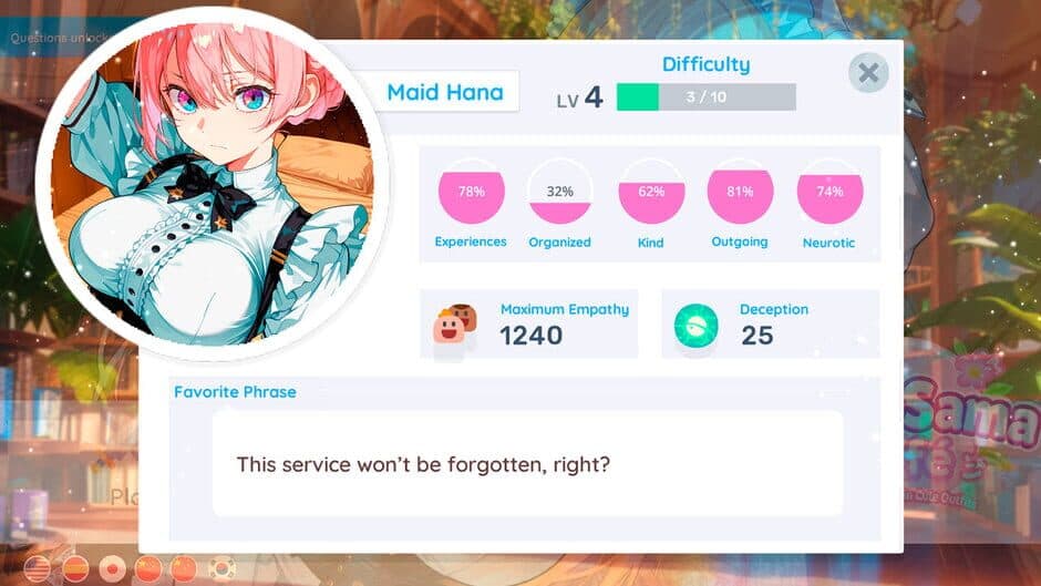 Скриншот 6 из Maid-Sama Cafe: Anime Girls Services in Cute Outfits