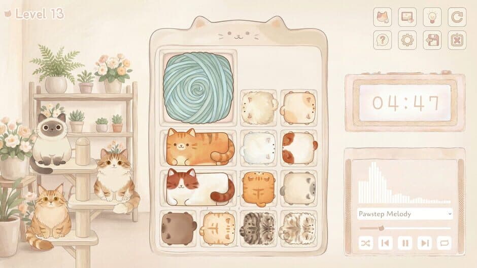 Скриншот 1 из Cat Block: Sliding Puzzle