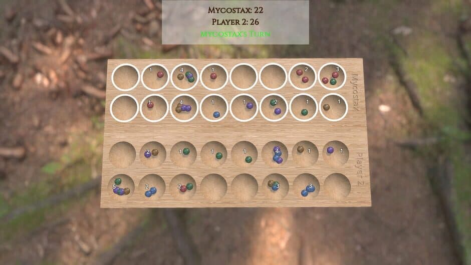 Скриншот 2 из Hus: The 4-Row Mancala