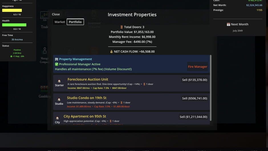 Скриншот 6 из Self Made: Investment Life Sim