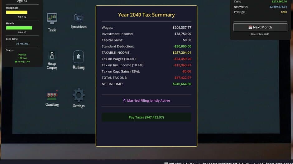 Скриншот 7 из Self Made: Investment Life Sim