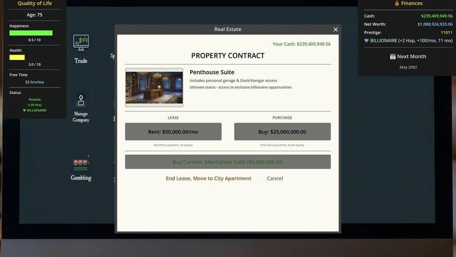 Скриншот 8 из Self Made: Investment Life Sim
