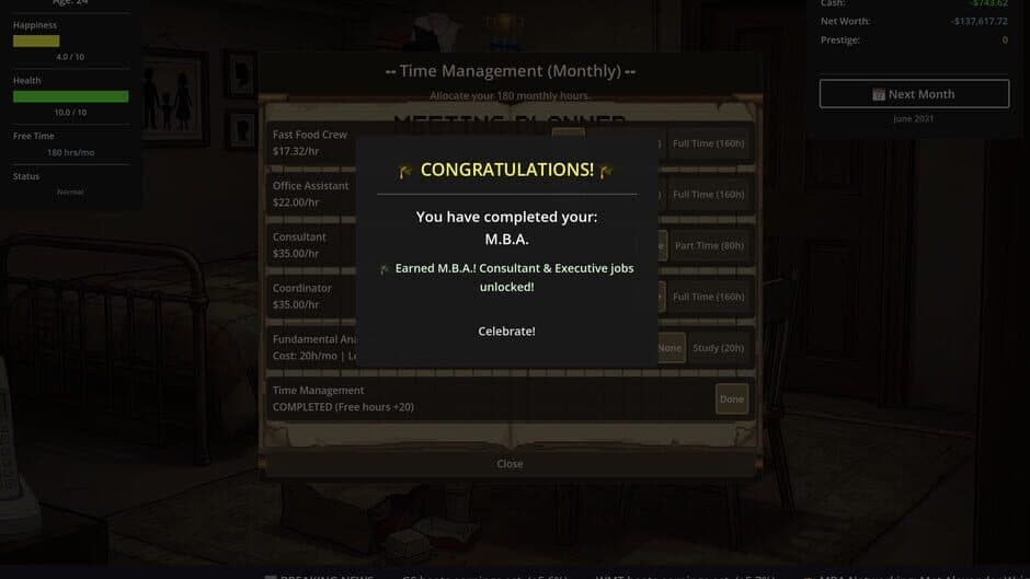 Скриншот 10 из Self Made: Investment Life Sim