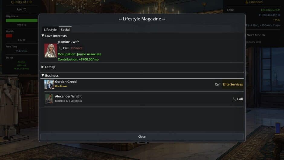 Скриншот 11 из Self Made: Investment Life Sim