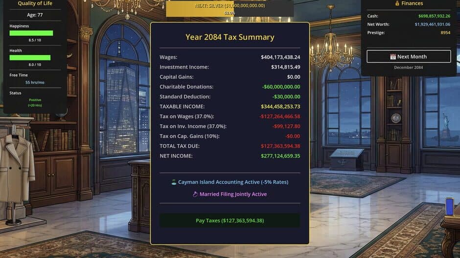 Скриншот 1 из Self Made: Investment Life Sim
