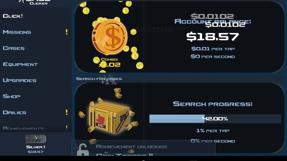 Скриншот 8 из Case Clicker