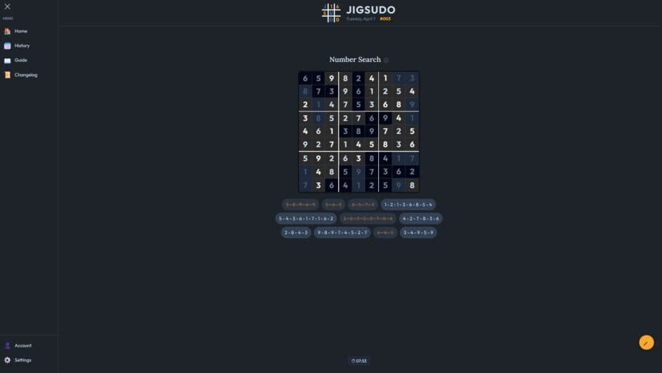 Скриншот 1 из Jigsudo