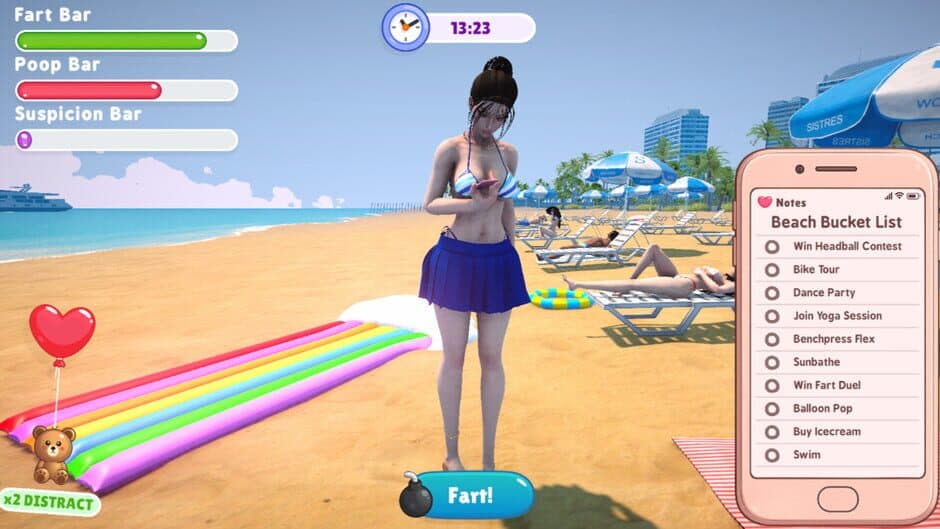 Скриншот 2 из Anime Fart Simulator