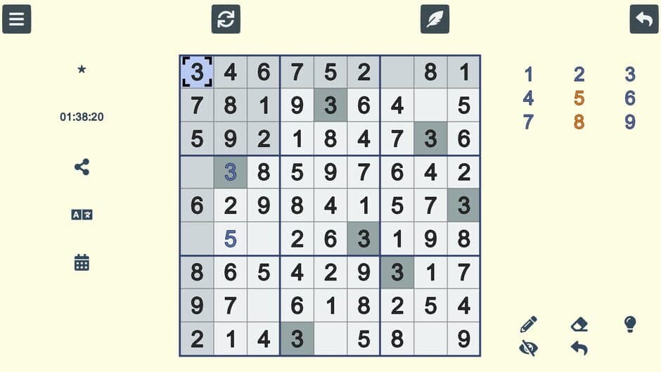 Скриншот 1 из Sudoku