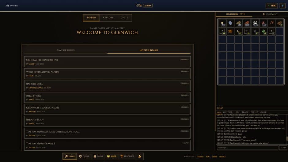 Скриншот 1 из Glenwich Idle MMO