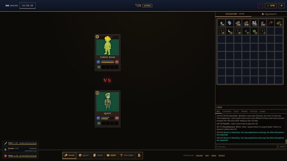 Скриншот 3 из Glenwich Idle MMO