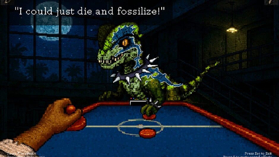Скриншот 1 из Dinosaur Air Hockey