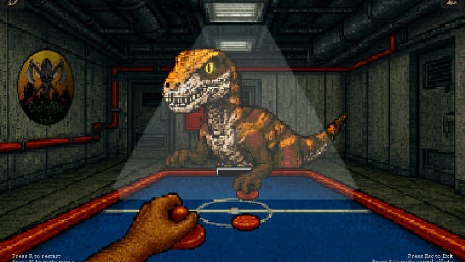 Скриншот 2 из Dinosaur Air Hockey