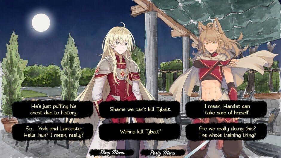 Скриншот 2 из Paper Shakespeare 3: Girl Werewolf Hamlet Absolutely Solves the War of the Roses