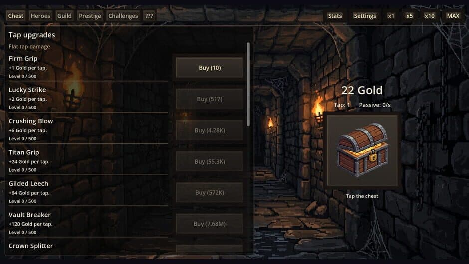 Скриншот 1 из Treasure Clicker