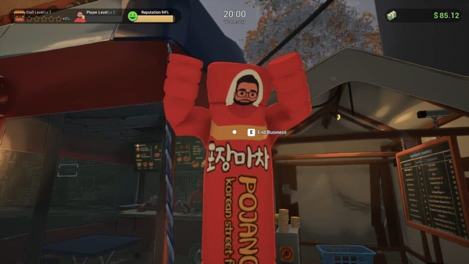 Скриншот 1 из Pojangmacha: Korean Street Food Management Simulator