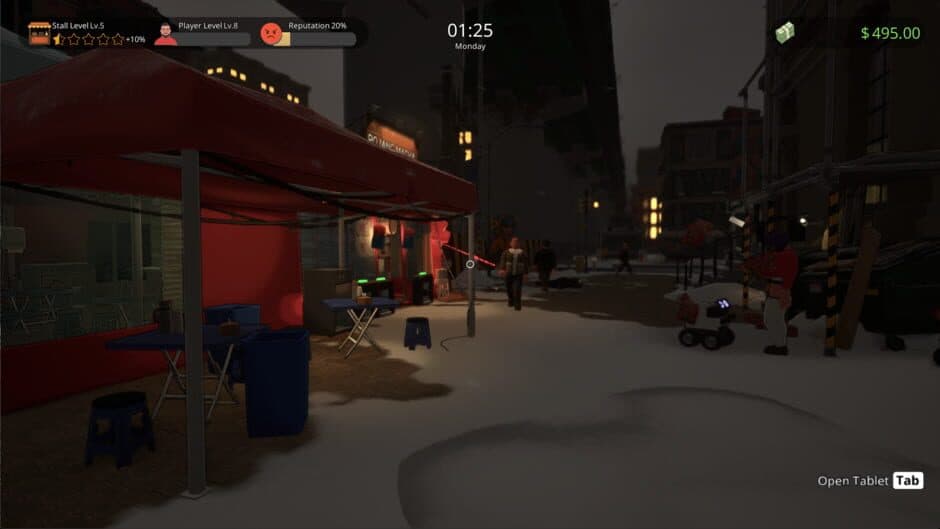 Скриншот 6 из Pojangmacha: Korean Street Food Management Simulator