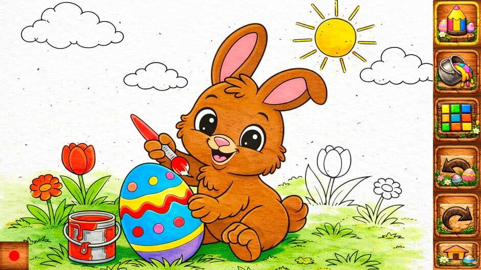 Скриншот 1 из Easter Coloring Book for Kids & Toddlers