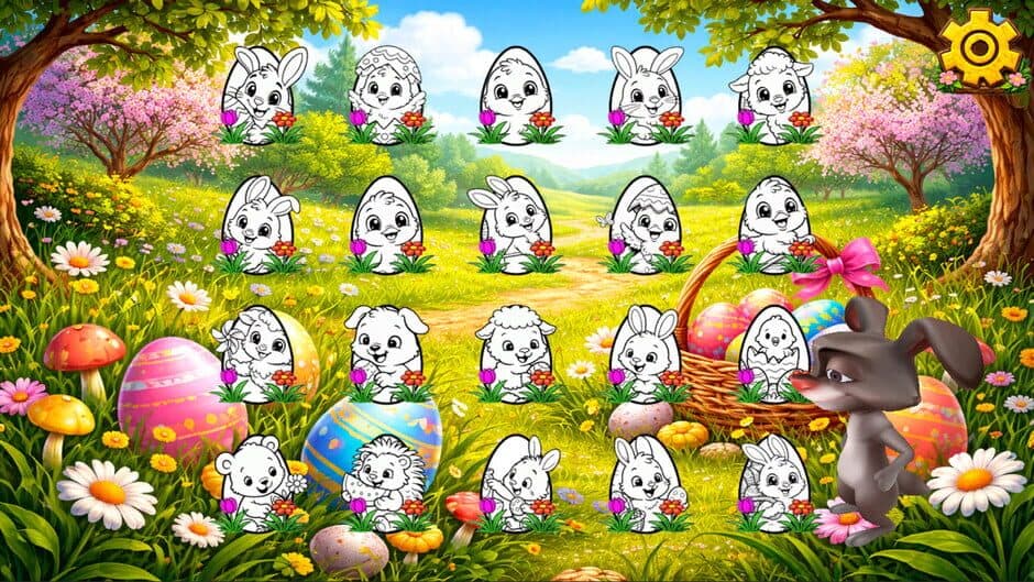 Скриншот 4 из Easter Coloring Book for Kids & Toddlers