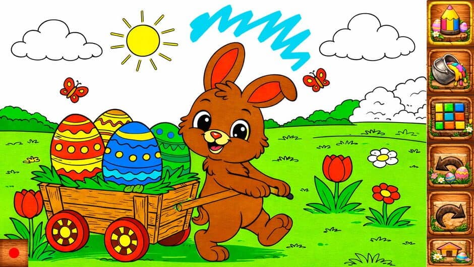 Скриншот 5 из Easter Coloring Book for Kids & Toddlers