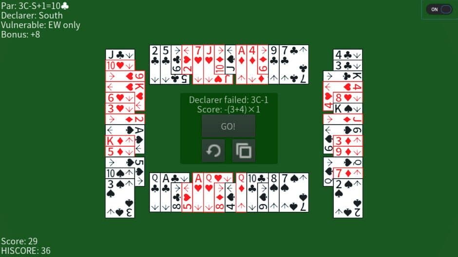 Скриншот 1 из Contract Bridge Solo