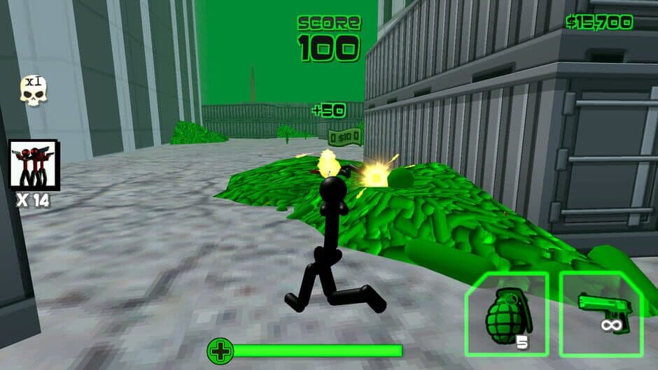 Скриншот 5 из Stickman Zombie Shooting 3D