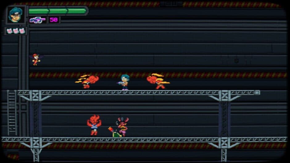 Скриншот 7 из Pixel Waifu: Escape From the Dark Corporation. The Telepathic Power of a Lovestruck Otaku