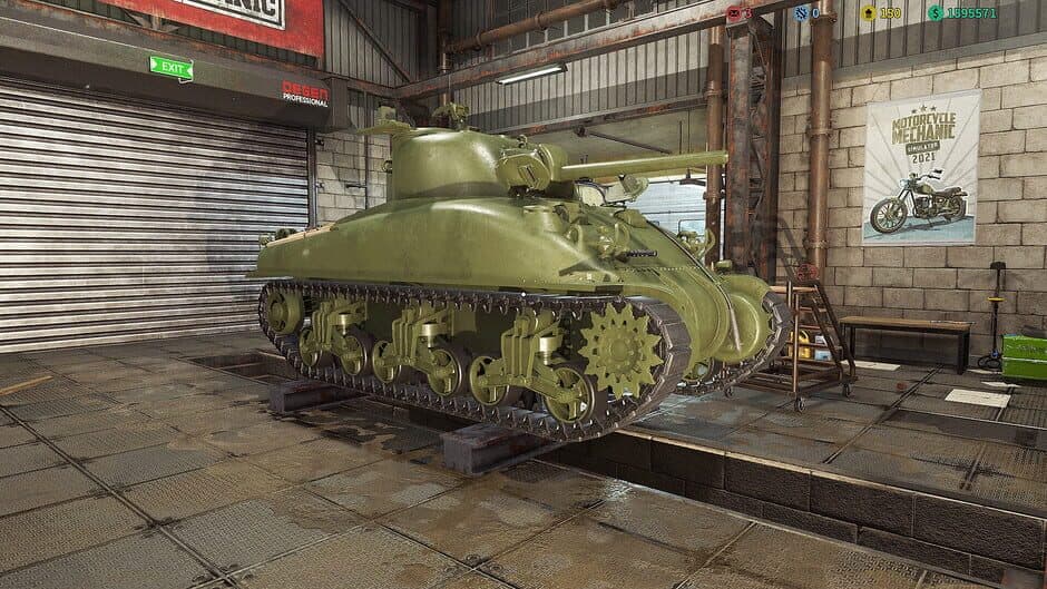 Скриншот 3 из Tank Mechanic Simulator: Shermans DLC