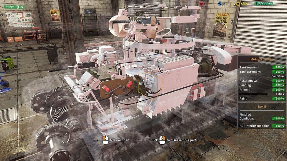 Скриншот 4 из Tank Mechanic Simulator: Shermans DLC