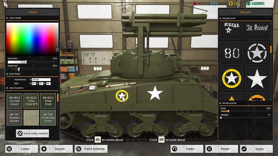 Скриншот 5 из Tank Mechanic Simulator: Shermans DLC