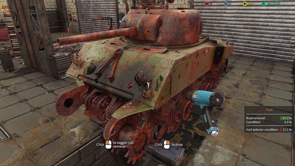 Скриншот 9 из Tank Mechanic Simulator: Shermans DLC