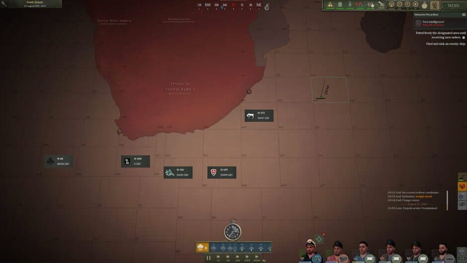 Скриншот 8 из UBoat: Type IX - Distant Coasts